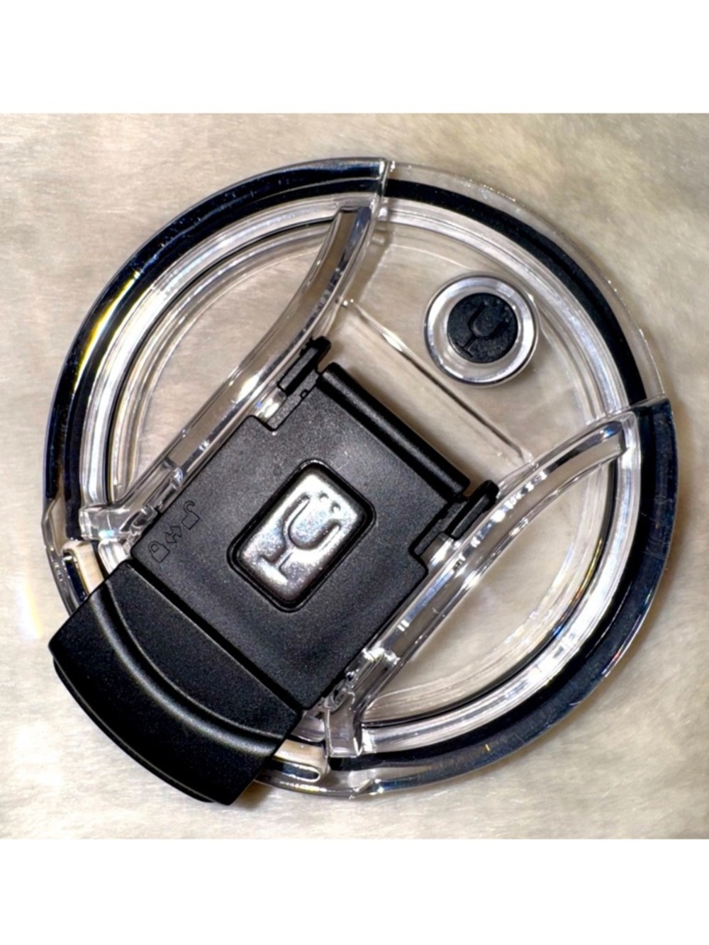 NEW! BRUMATE Juggernaut Clear BevLock Non-Spill Locking Lid New in Bag!